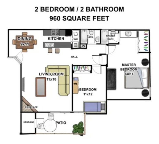 Unit Canyon Oaks-315 Canyon Oaks-313 floor plan